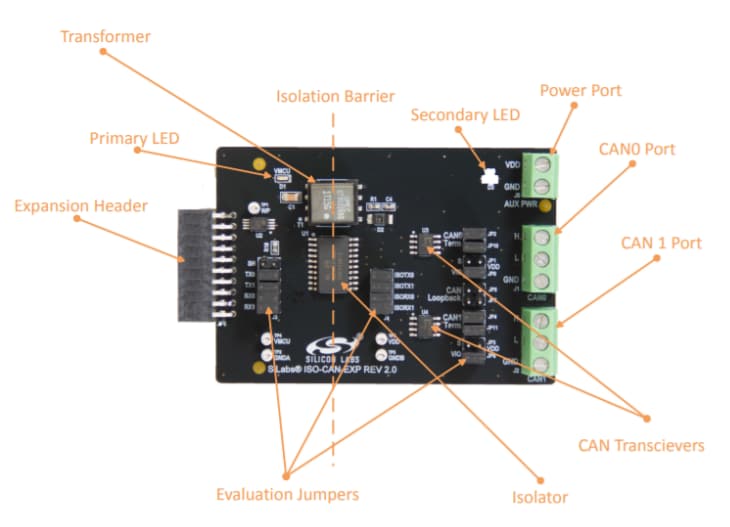 Schematic - Silicon Labs Isolated-CAN-EK Evaluation Kit